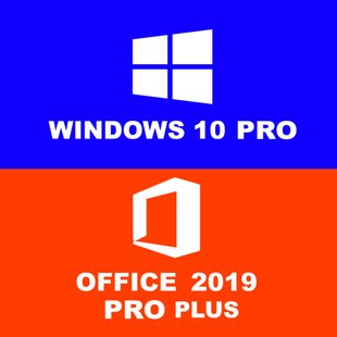 Windows 10 Pro + Office 2019 PRO PLUS Лицензионный Бессрочный ключ