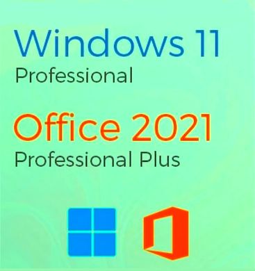 Windows 11 pro + Office Pro Plus 2021 Ліцензійний Безтерміновий  ключ