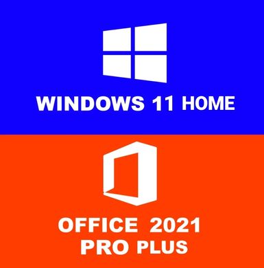 Windows 11 Home + Office 2021 Pro Plus